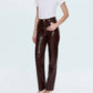 Pistola - Cassie Super High Rise Croc Straight Pant