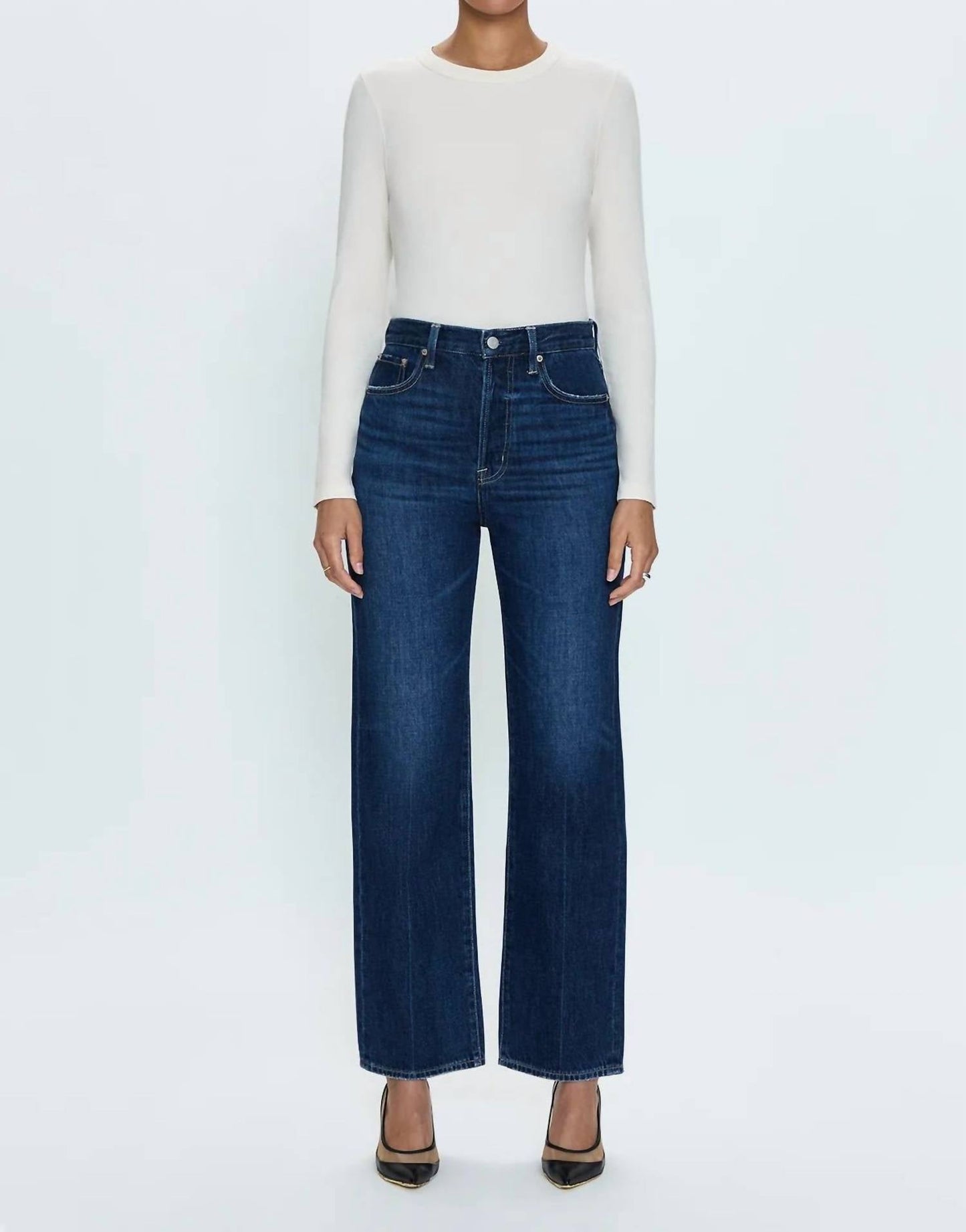 Pistola - Cassie Super High Rise Straight Jeans