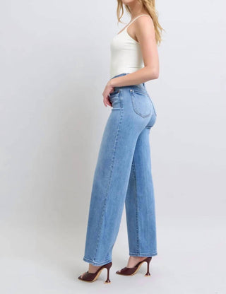 Judy Blue - Full Size Wide Leg Jeans With Pockets