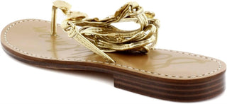 Sam Edelman - Women's Deirdre Strappy Medallion Thong Flat Fashion Sandals