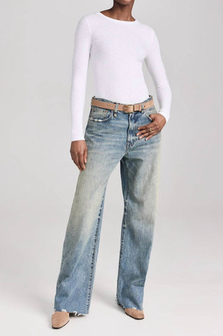 Enza Costa - Textured Rib Crew Tee