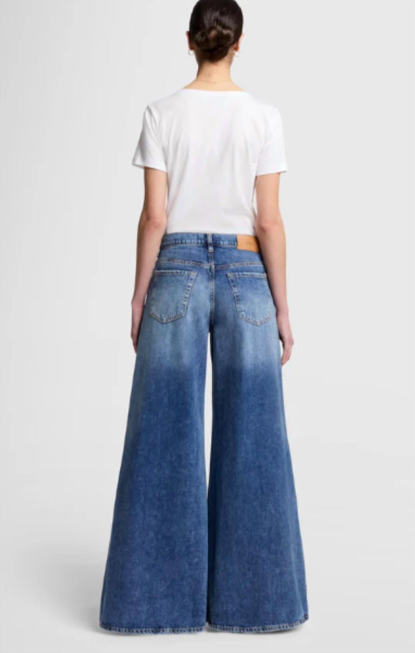7 For All Mankind - Willow Palazzo Wide Leg Jeans