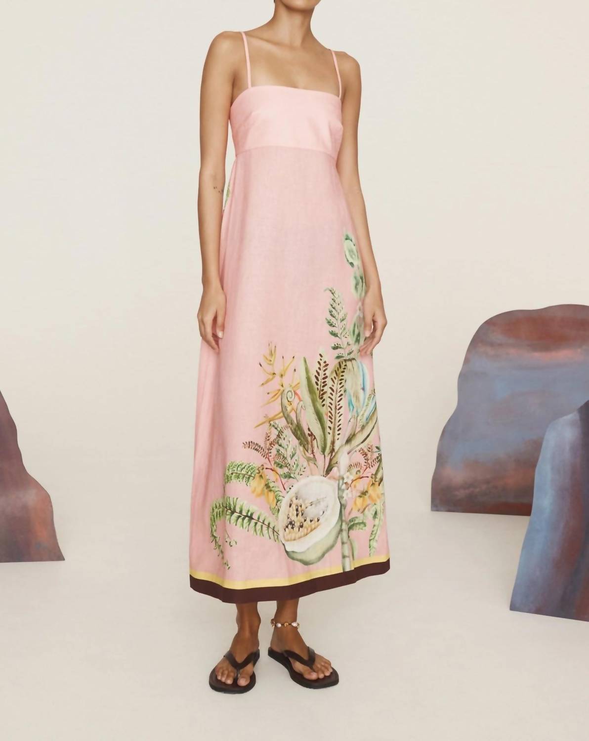 Alemais - Papaya Sundress