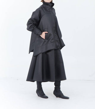 Matthildur - Gable Quilt Midi Skirt