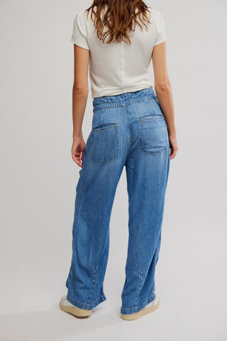 Free People - Dakota Cinched Waist Pull-on Jeans