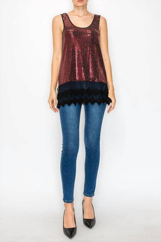 Origami - Women's Sparkly Tank Top