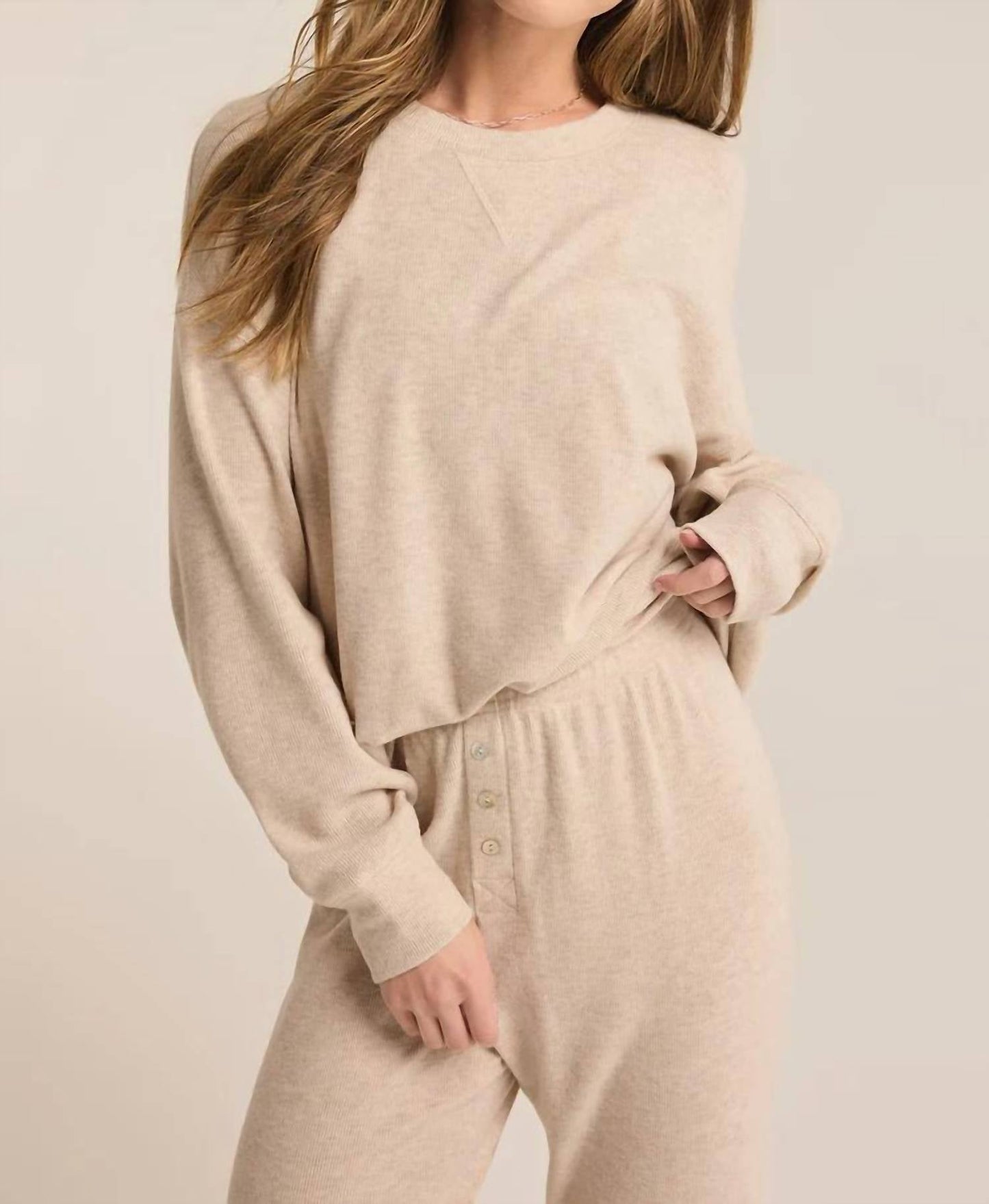 Z Supply - Sleep Tight Rib Long Sleeve Top