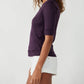 Free People - Krystal Polo Collared Short Sleeve Top