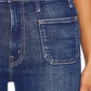 Mother - Skinny Patch Pocket Insider Flood Jeans