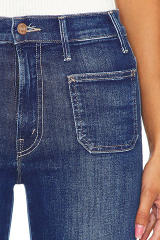 Mother - Skinny Patch Pocket Insider Flood Jeans