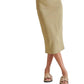 Steve Madden - Ribbed Tank Midi Dress
