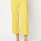 Judy Blue - High-waist Garment Dyed Braided Crop Jeans