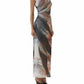 Afrm - Leaf Lotus Maxi Dress
