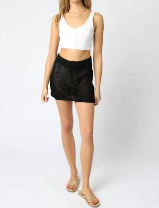 Olivaceous - Edition Crochet Skirt