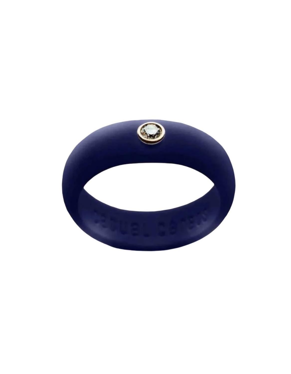 Casual Carats - Silicone Band Set With 0.07ct Diamond