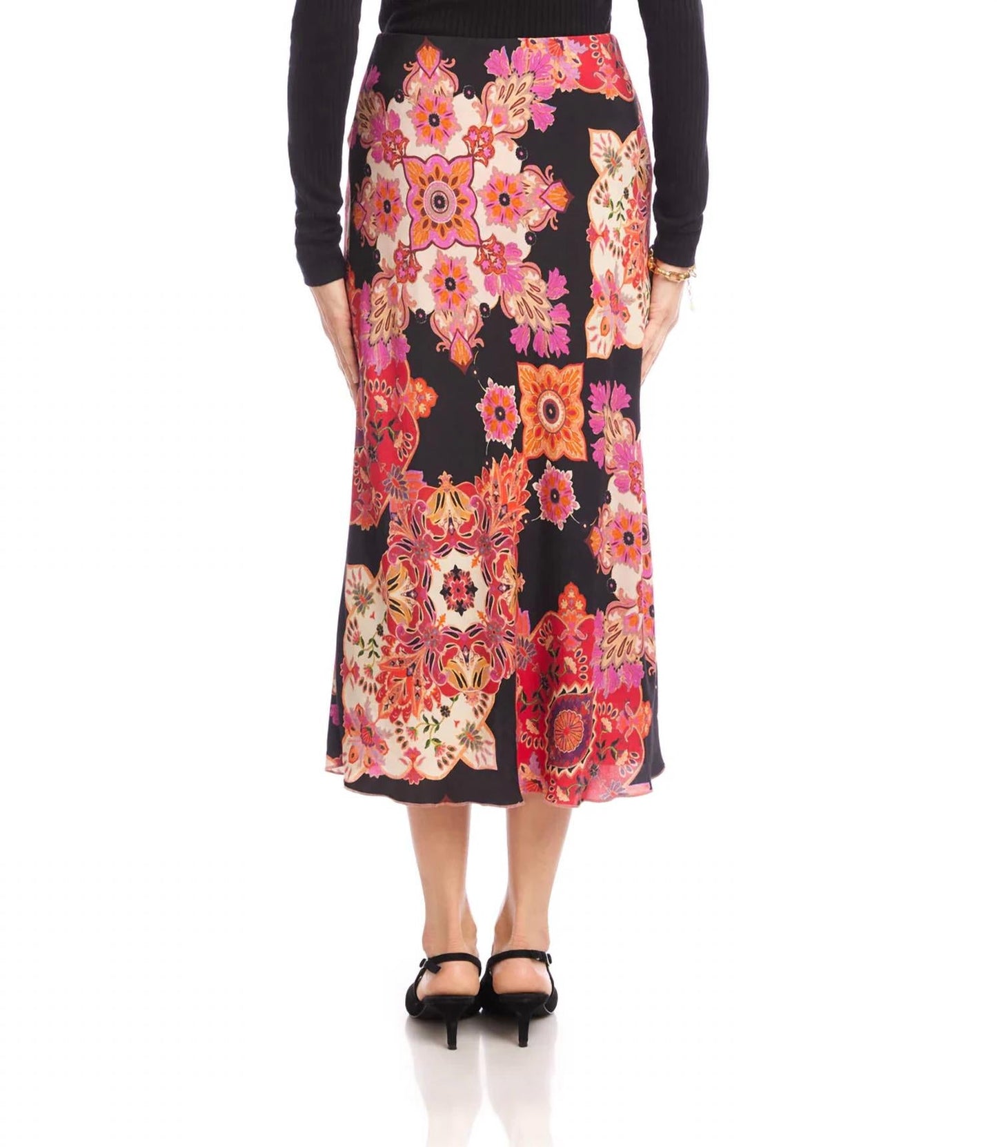 Karen Kane - Bias Cut Midi Skirt
