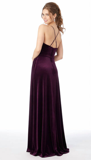 Morilee - Velvet Cowl Neck Bridesmaid Dress