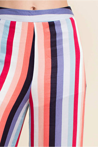 Honey Punch - Luna Striped Pants