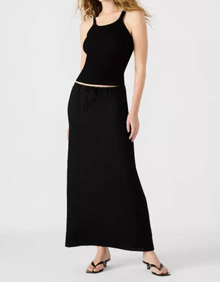 Steve Madden - Drawstring Maxi Skirt