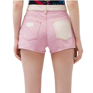 Ganni - OVERDYED CUTLINE HIGH WAISTED SHORTS