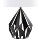 Geome Tri 28" Contemporary Metal Table Lamp Set