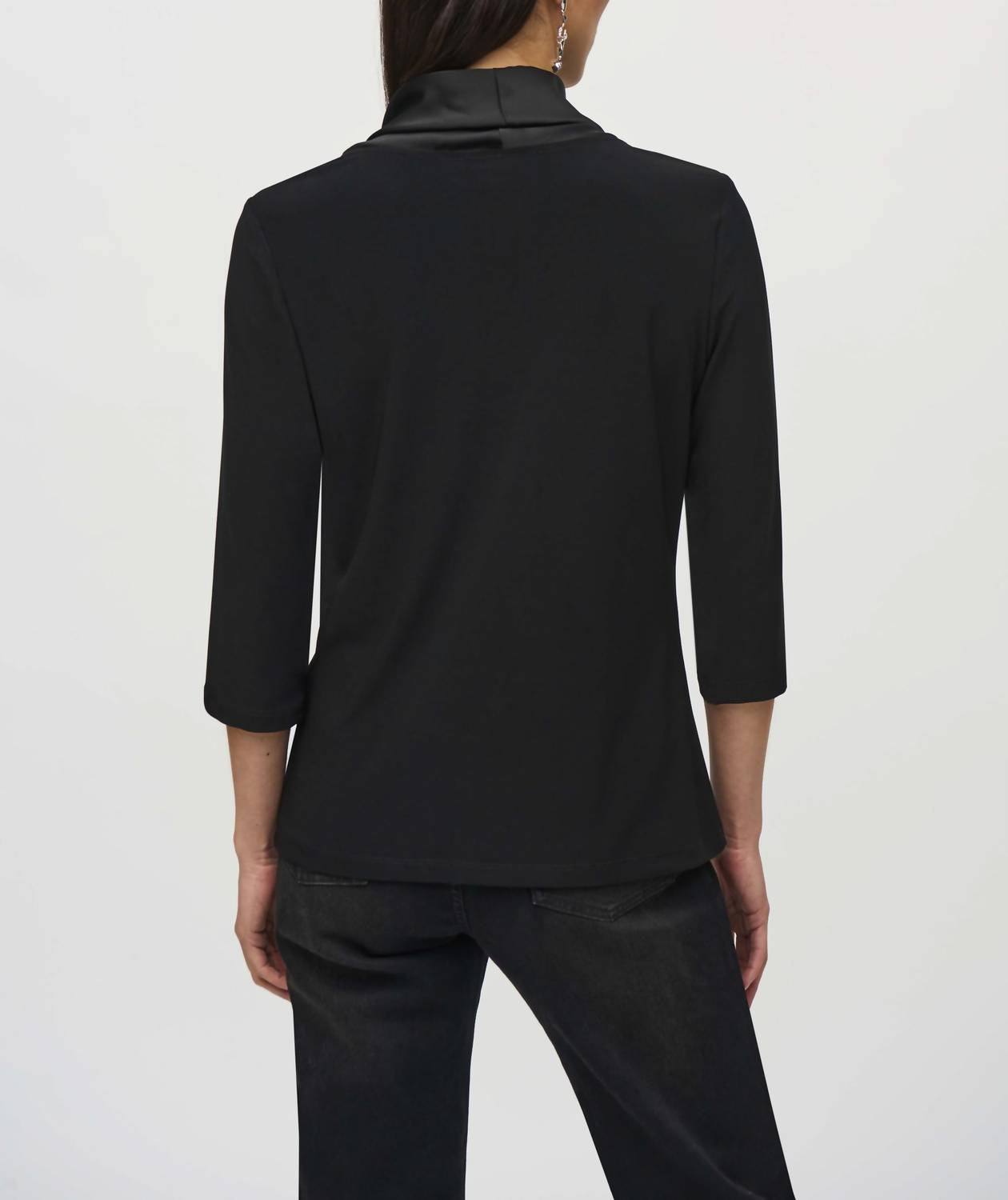 Joseph Ribkoff - Cowl Neck 3/4 Sleeve Top