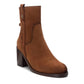 Xti - Women's Suede Block Heel Booties