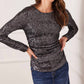 Karen Kane - Sequin Side Shirred Top