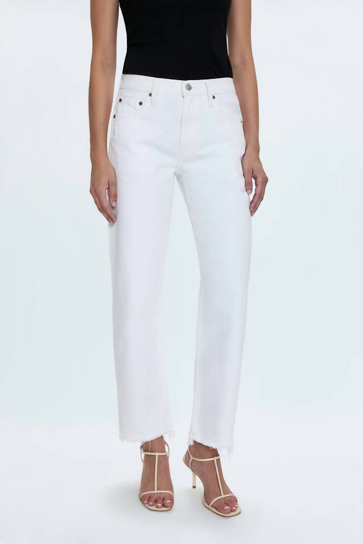 Pistola - Mid Rise Bowed Straight Jean