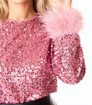 Buddylove - Parton Sequin Top