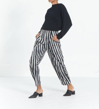Matthildur - Orchid Stripe Cotton Pant