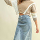 Cloud Ten - Two Tone Contrast Chain Sweater