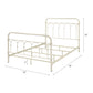 Citron Full Bed - Elegant Metal Panel Design