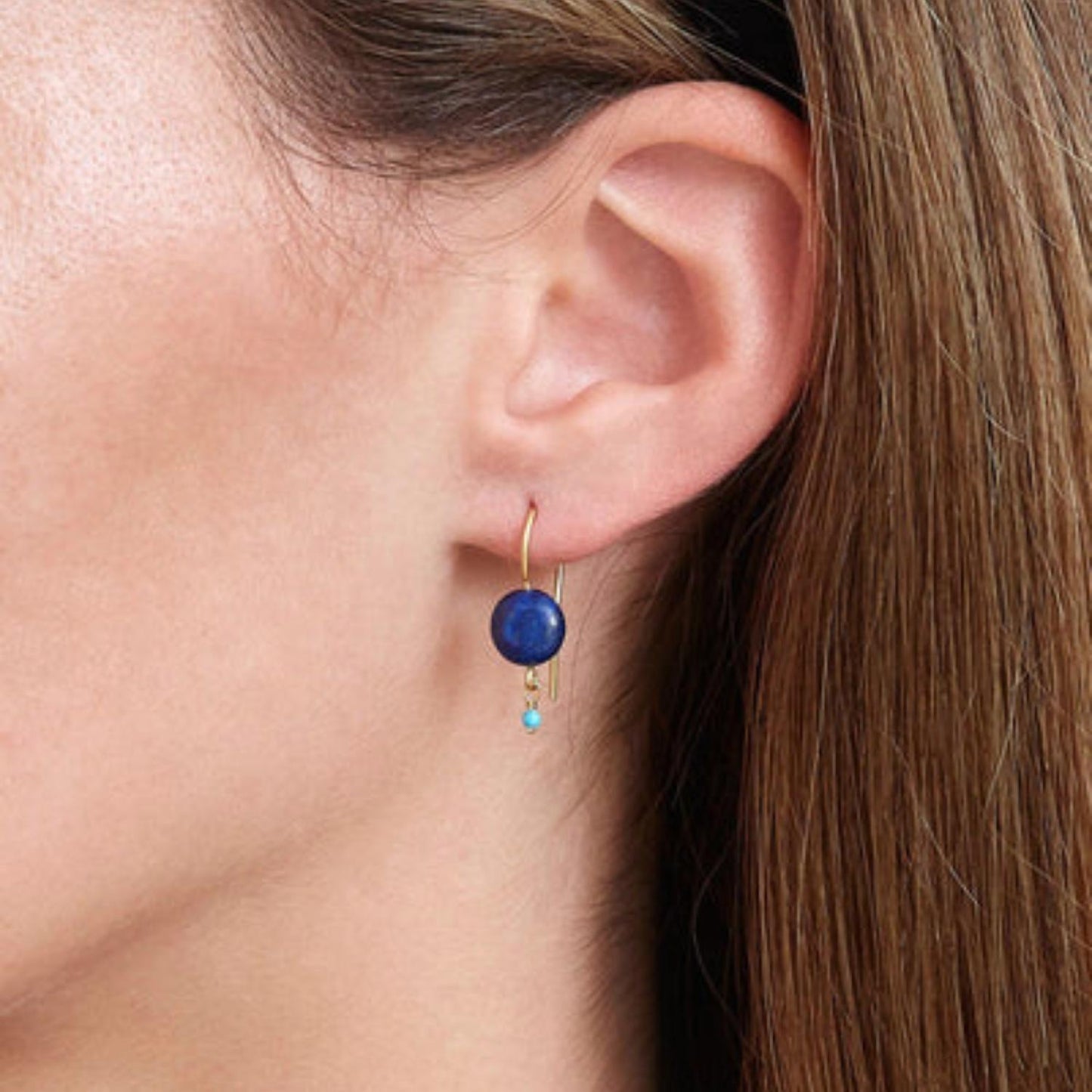 Chan Luu - Women's Lapis Coin Earrings