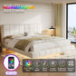 Floating Bed with Light and Soft Touch Surface