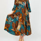Entro - Falling Leaves Midi Dress