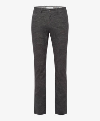 Brax - Men's Woolook Houndstooth Chuck Five Pocket Trousers