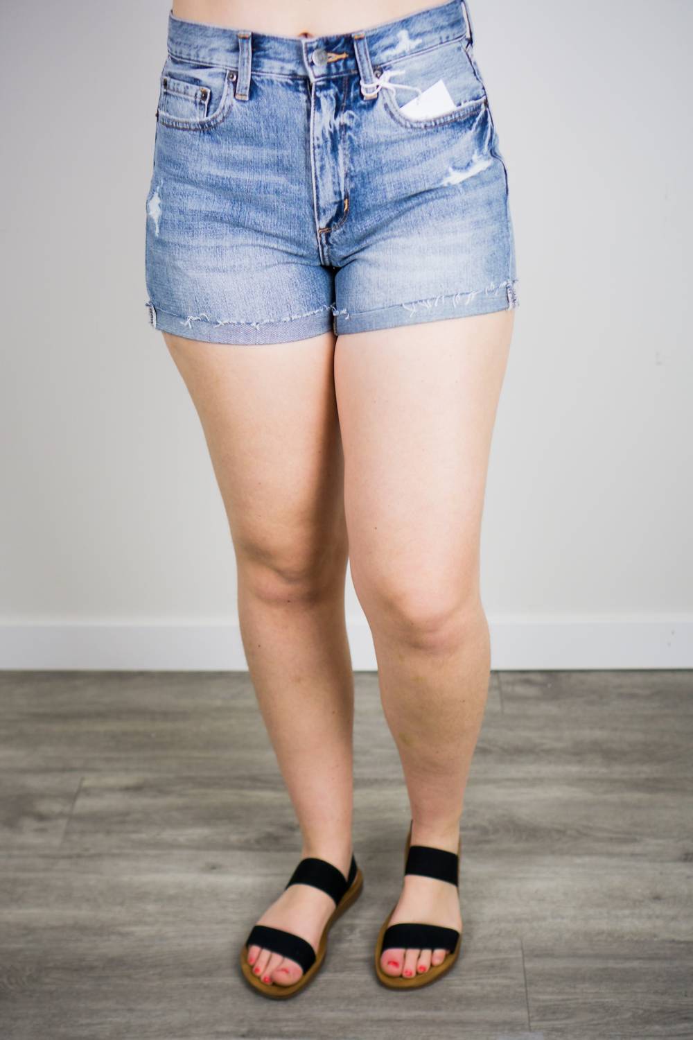 Pistola - Women's Jamie High Rise 90's Cuffed Shorts