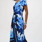 Joseph Ribkoff - Tropical Print Asymmetrical Dress