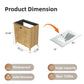 Folding Floor Cabinet With Ceramic Sink, Space Saving