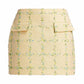 Amanda Uprichard - Perth Check Tweed Miniskirt