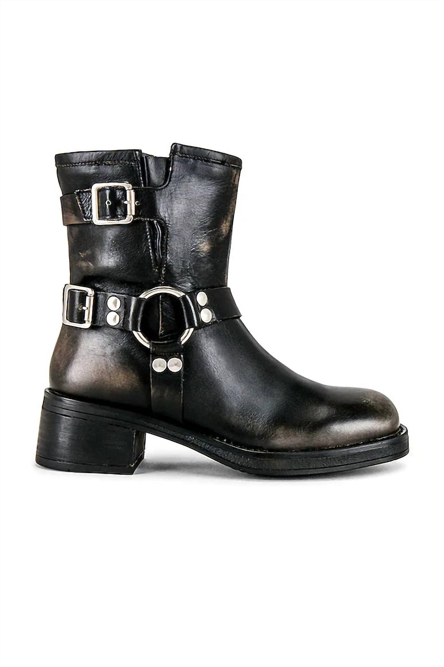 Steve Madden - Women's Brixton Buckle Engineer Boots