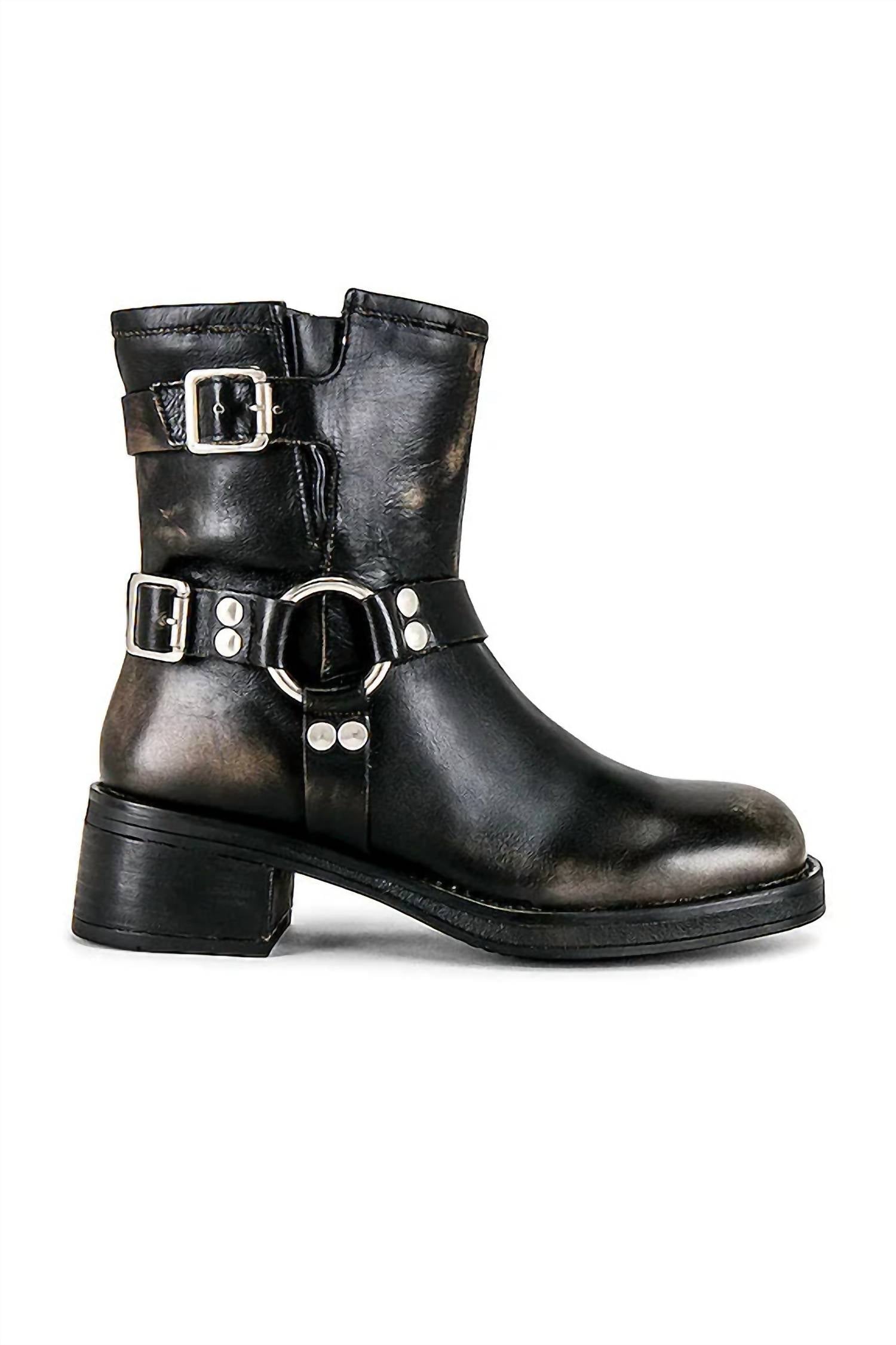 Steve Madden - Women's Brixton Buckle Engineer Boots