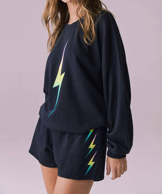 Chaser - Rainbow Gradient Bolt Sweater