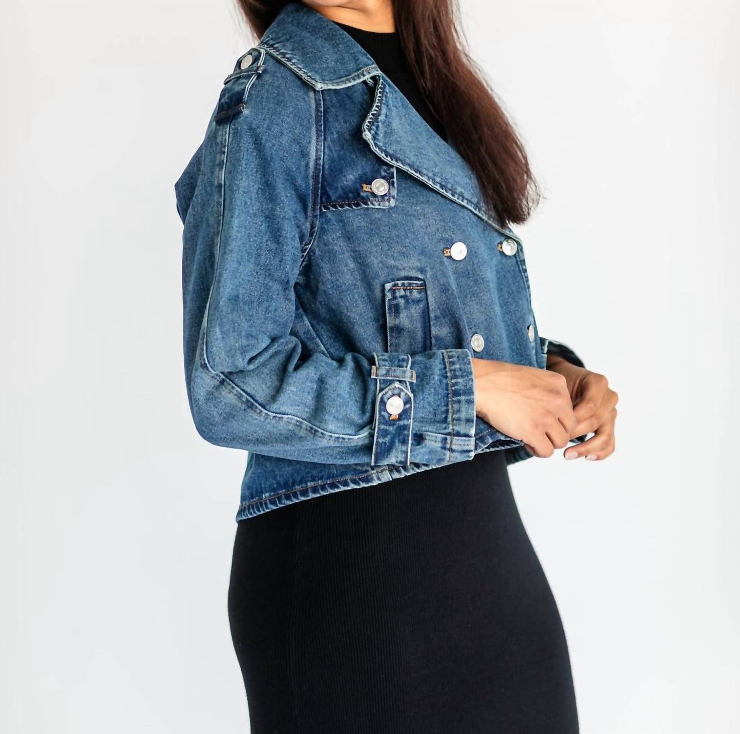 Steve Madden - Aster Crop Trench Coat