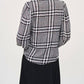 Joseph Ribkoff - Georgette Plaid Puff Sleeve Top