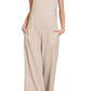 Trendsi - Zenana Knit Waffle Wide Leg Overalls