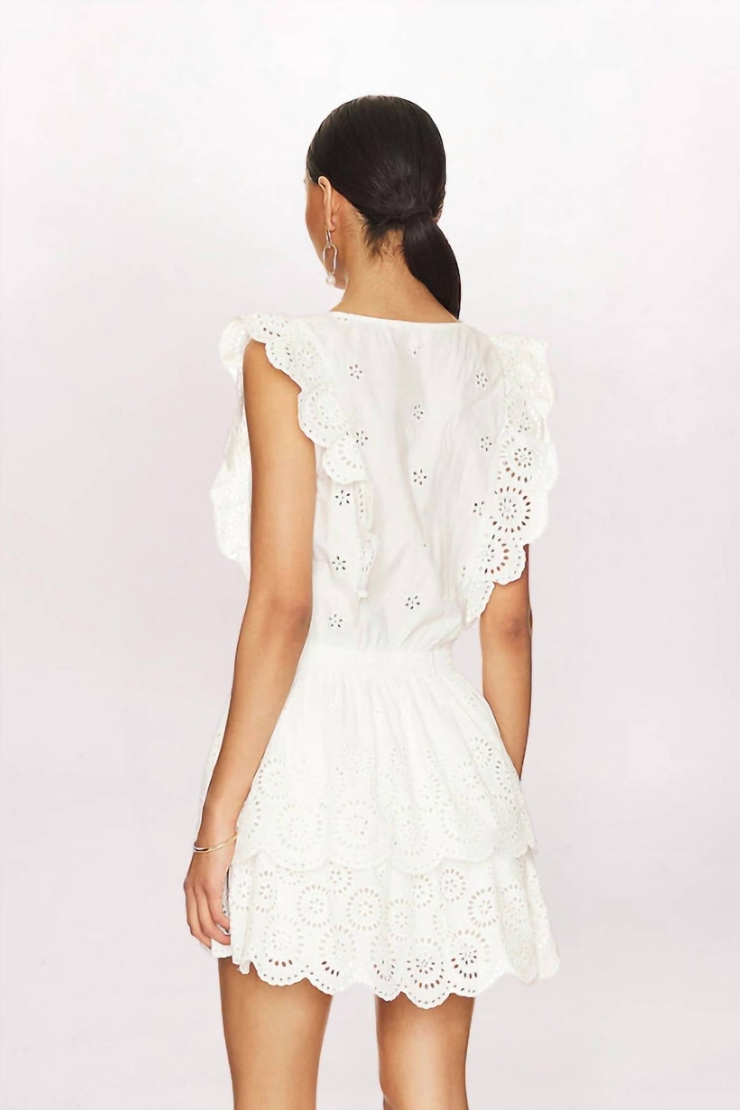 Steve Madden - Women's Jayda Eyelet Trim Dress