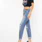 Kancan - Mid Rise Classic Boyfriend Jean