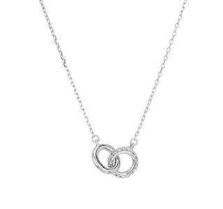 Adina Reyter - Women's Pave Diamond Interlocking Loop Necklace